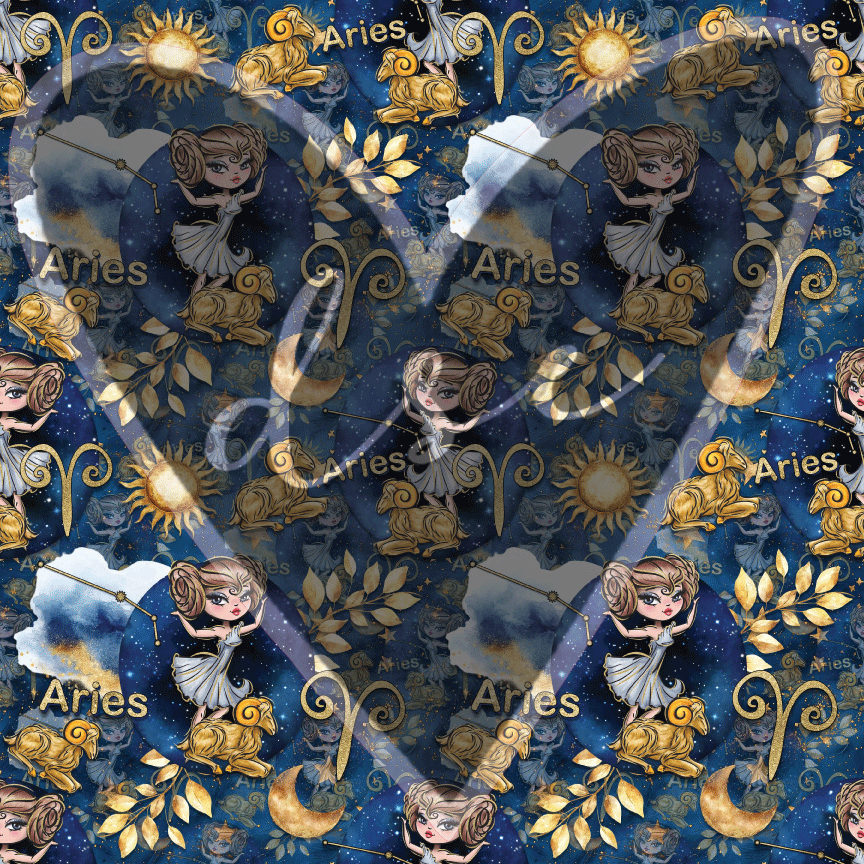 Assorted Zodiac Vinyl