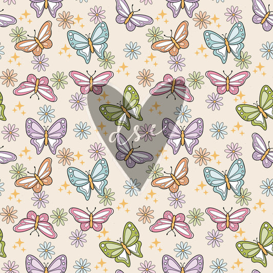 Assorted Butterfly Vinyl Sheets