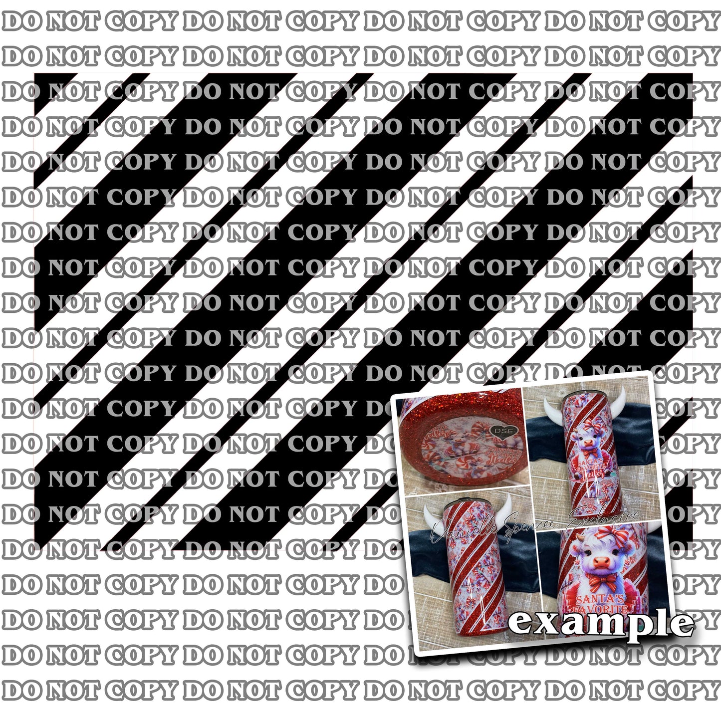 Candy Cane Wrap SVG