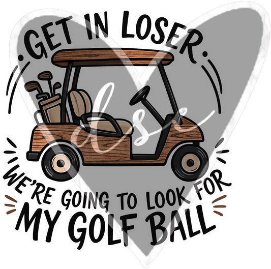 Assorted Golf Ball Vinyl