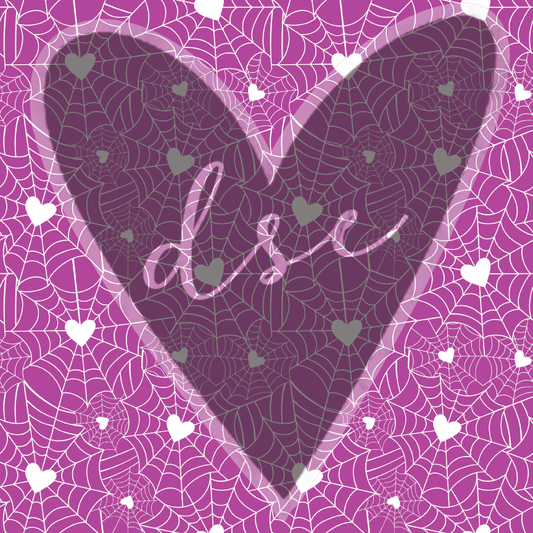 Assorted Heart Spiderweb Vinyl Sheets