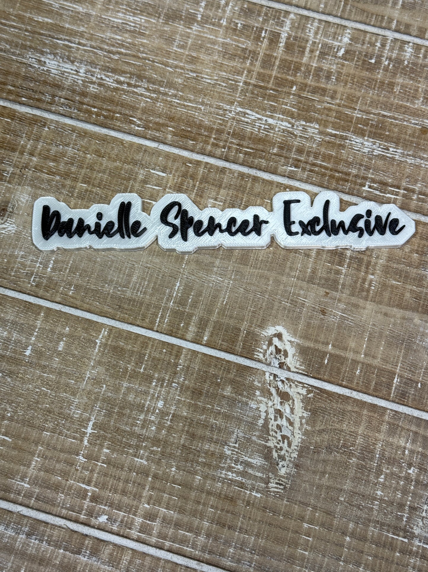 Custom Social Media Name Plate