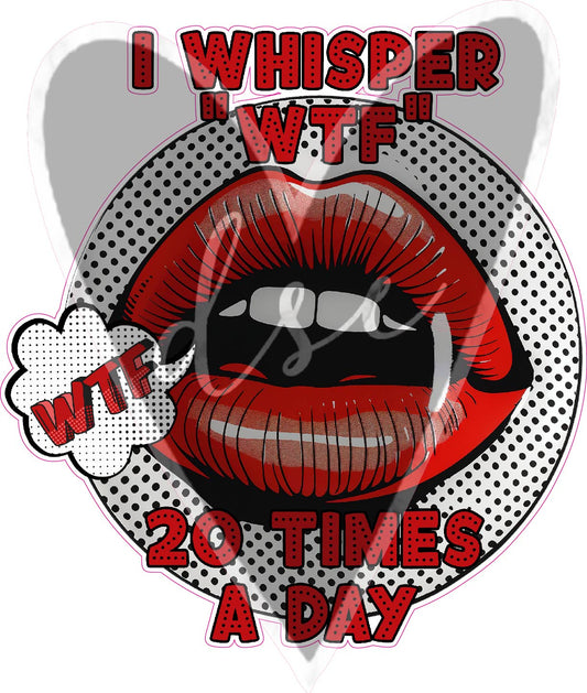 Assorted I Whisper WTF Vinyl