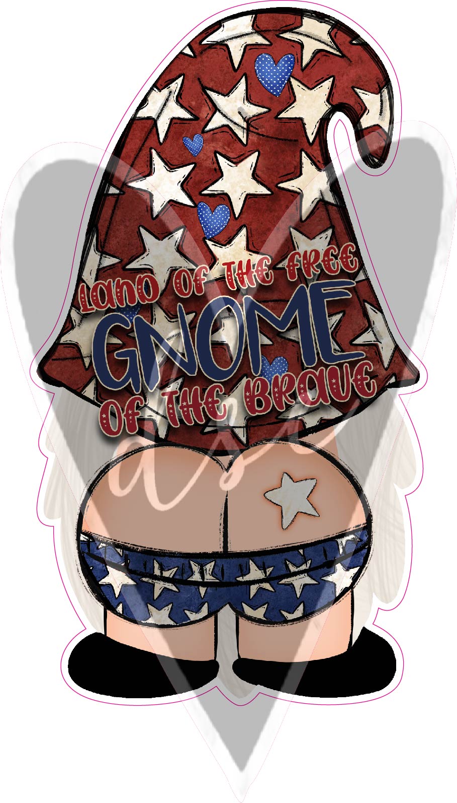 Assorted Independence day Gnome Vinyl