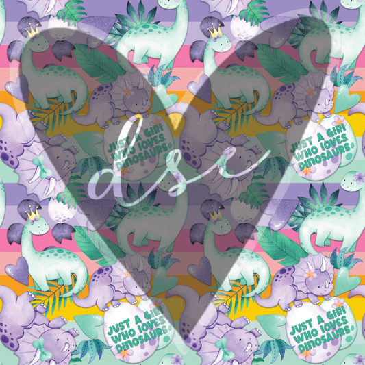 Just a Girl Who Loves Dinosaurs Assorted Vinyl