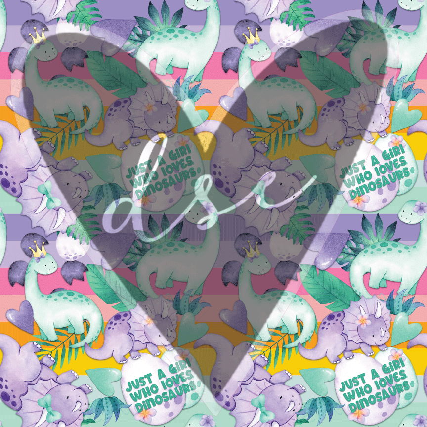 Just a Girl Who Loves Dinosaurs Assorted Vinyl