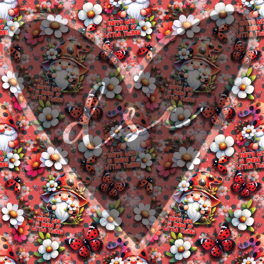 Assorted Ladybug Gnome Vinyl