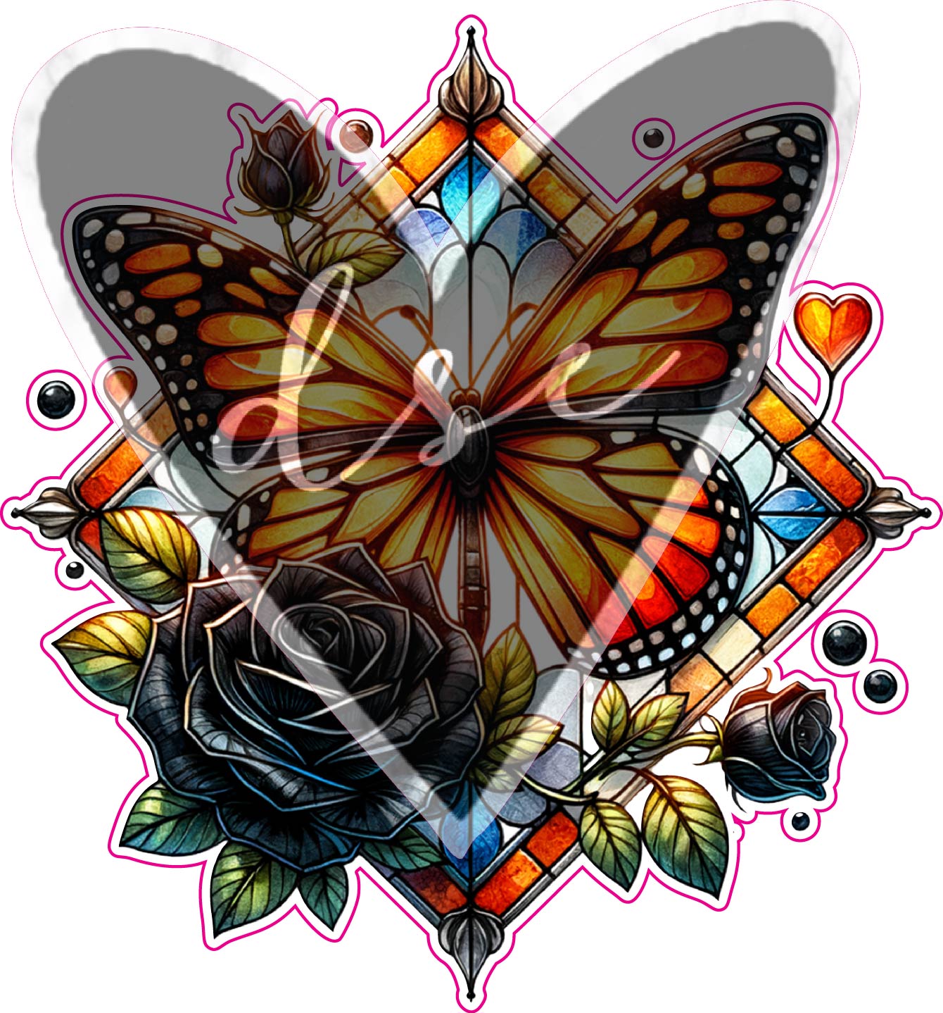 Assorted Monarch Stained Glass Vinyl