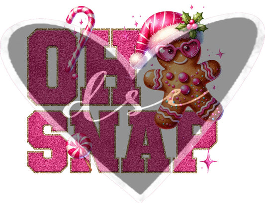 Oh Snap Gingerbread Vinyl