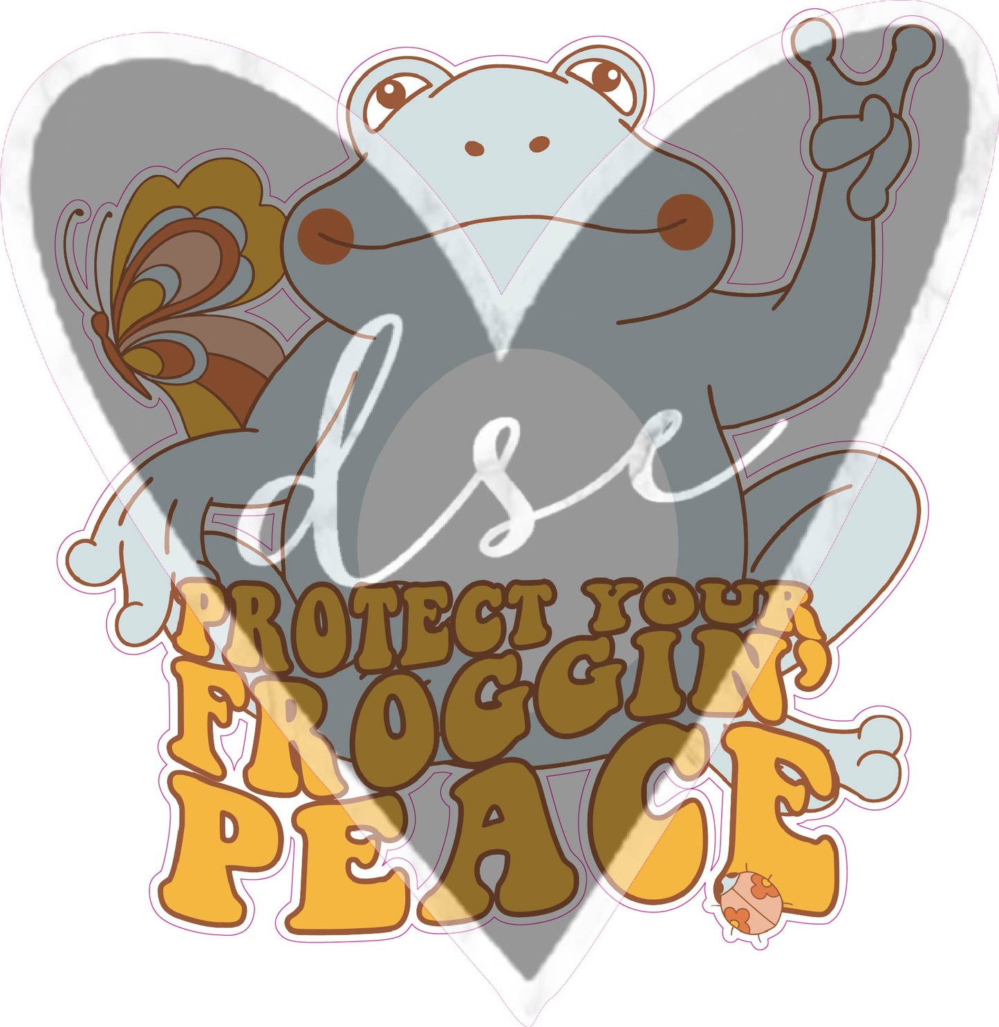 Assorted Protect Your Froggin' Peace Vinyl