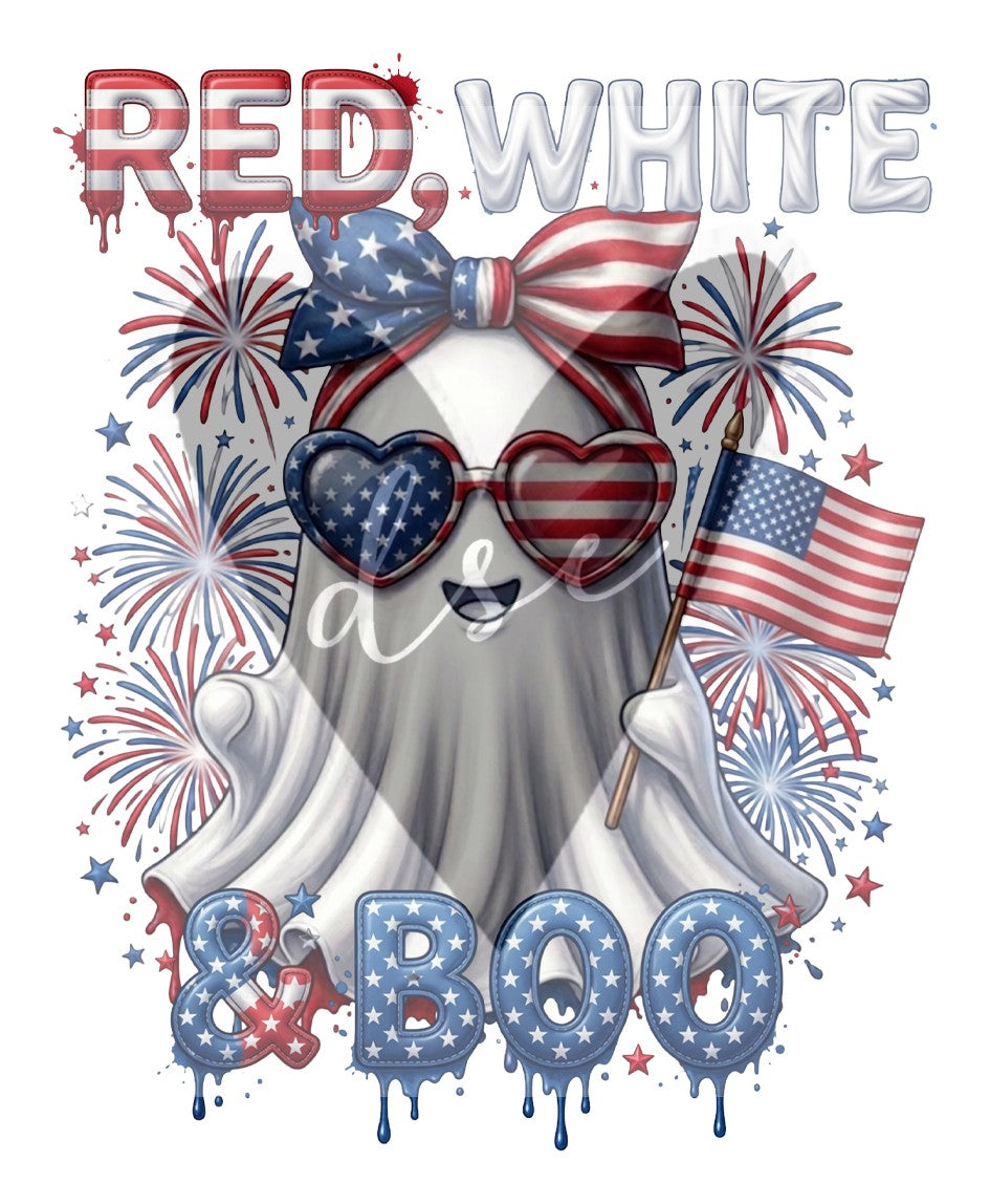 Red White Boo Vinyl