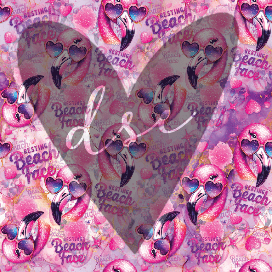 Assorted Flamingo Vinyl