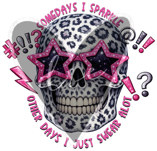 Assorted I Sparkle Skull Vinyl