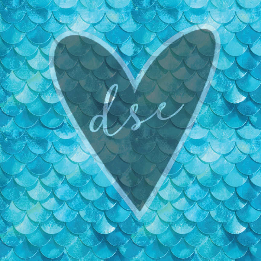 Mermaid Scales Vinyl Sheets
