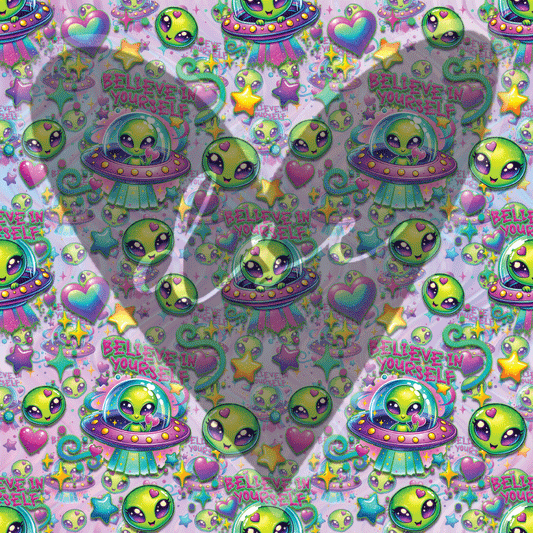 Assorted Alien Believe in Yourself Vinyl