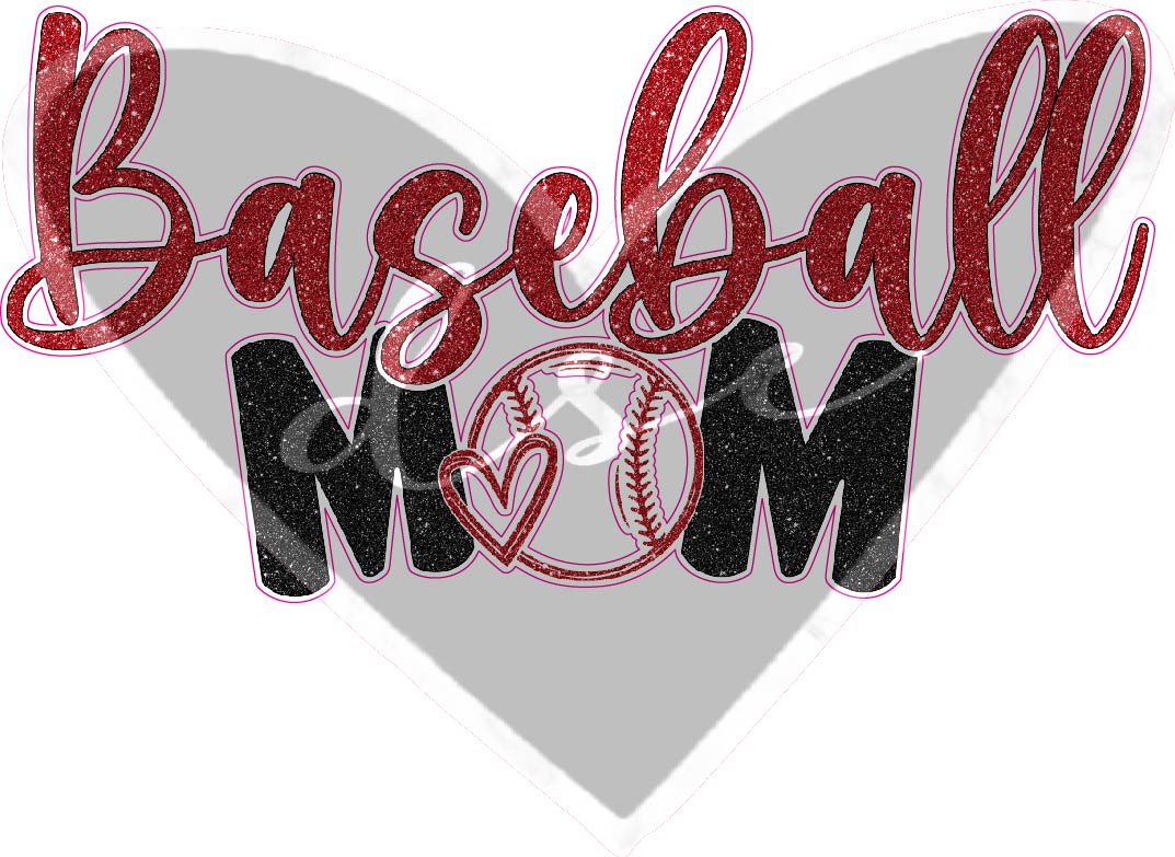 Baseball Mom Assorted Vinyl