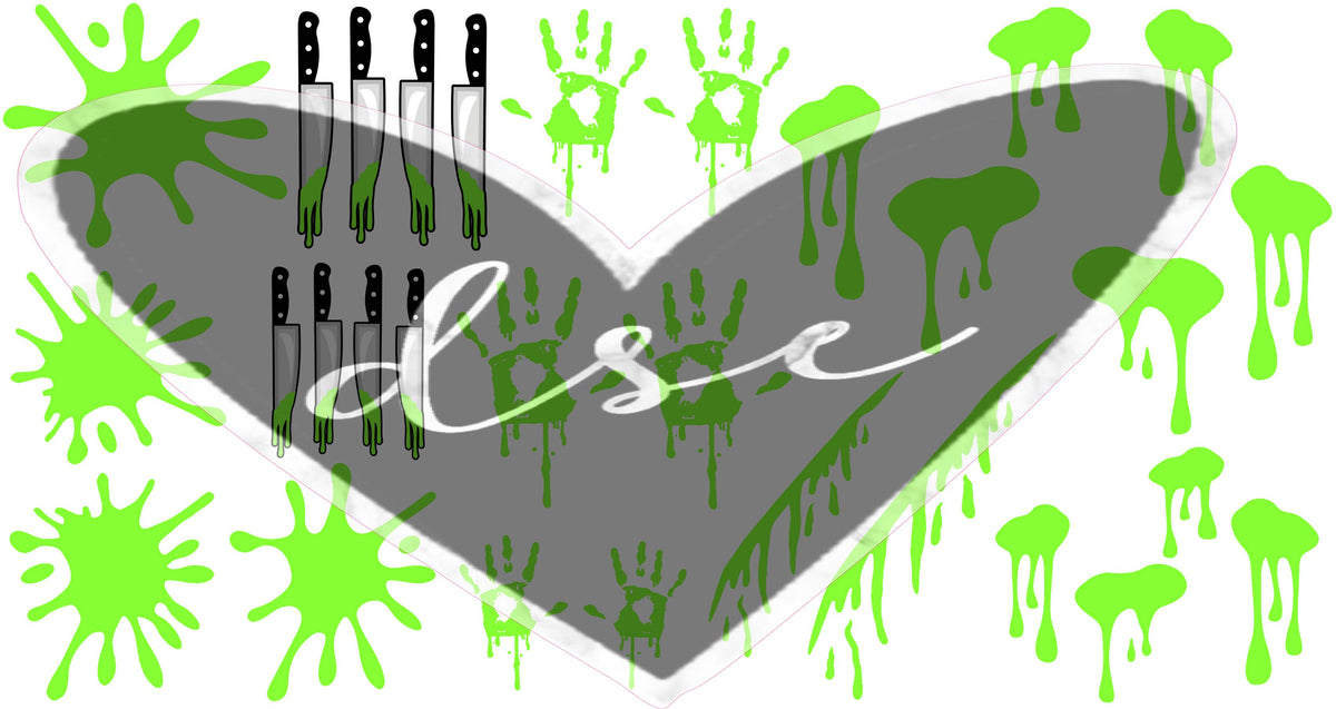 Blood Spatter Filler Sheet UV DTF