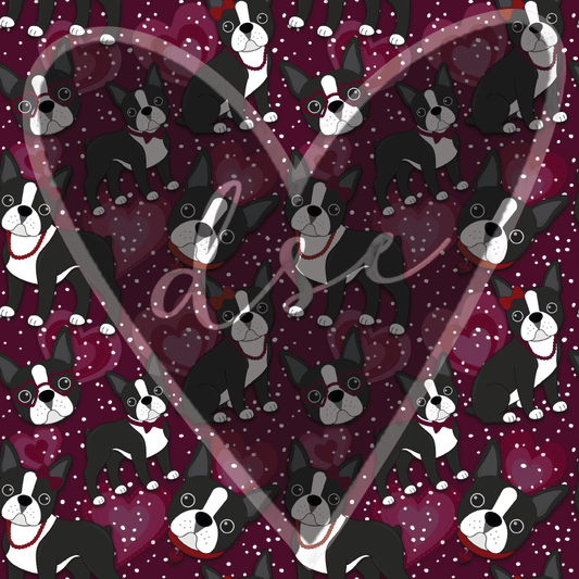 Boston Terrier Assorted Vinyl