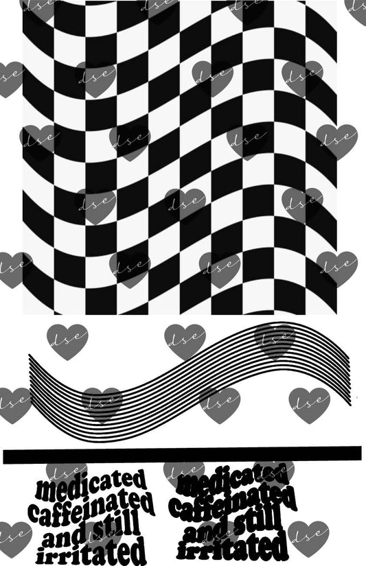 Checkers Swerve SVG File