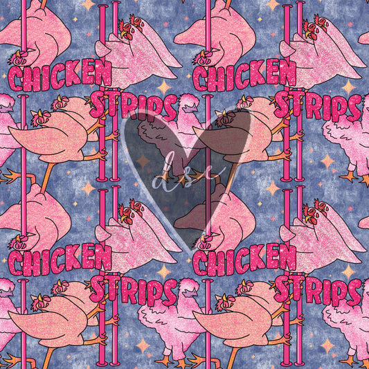 Chicken Strips 12x12 Vinyl Sheet and Decal