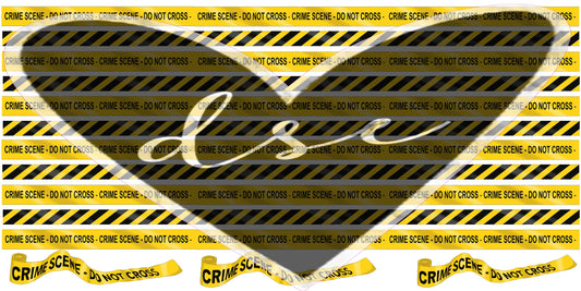 Assorted Crime Scene Filler Sheet