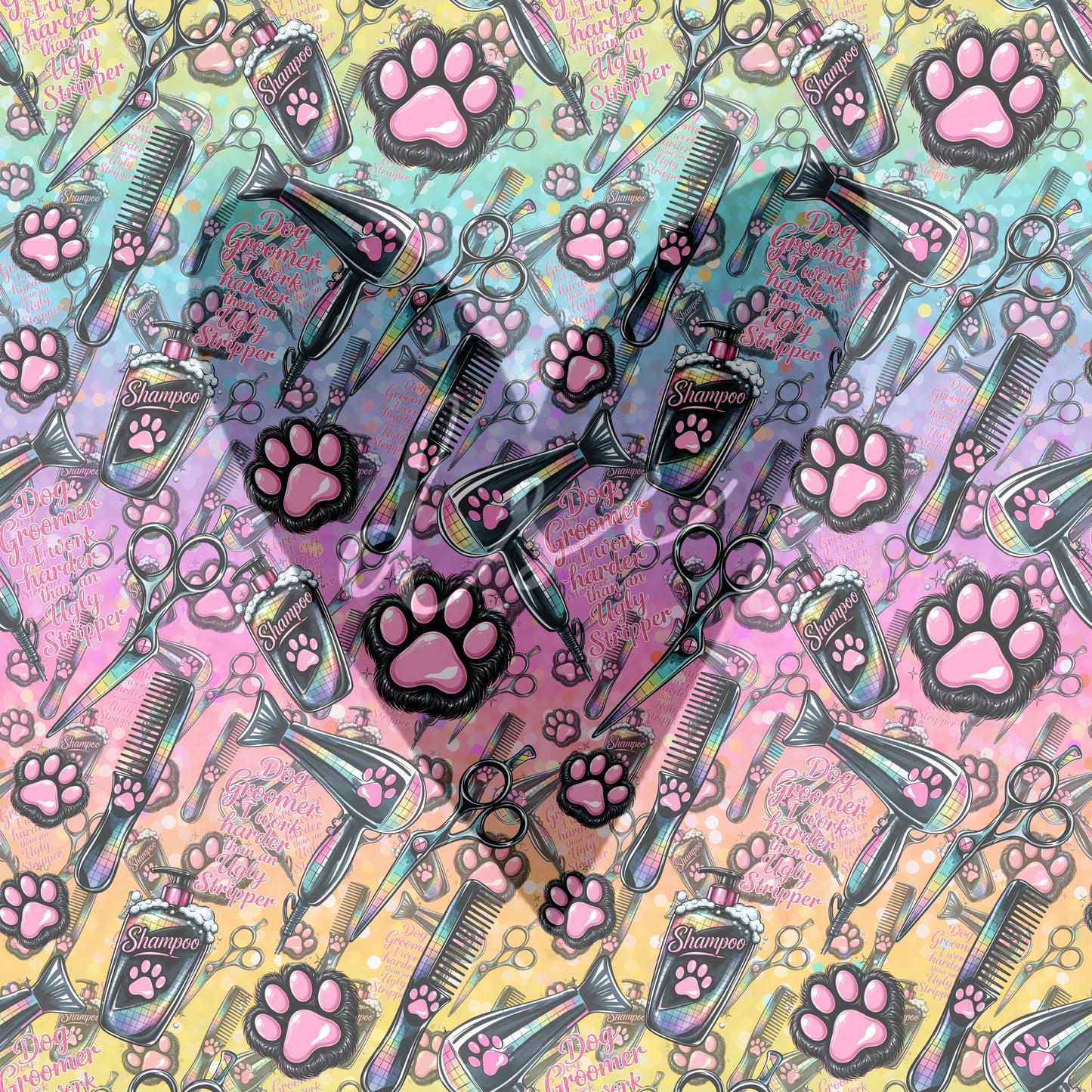 Assorted Dog Groomer Vinyl