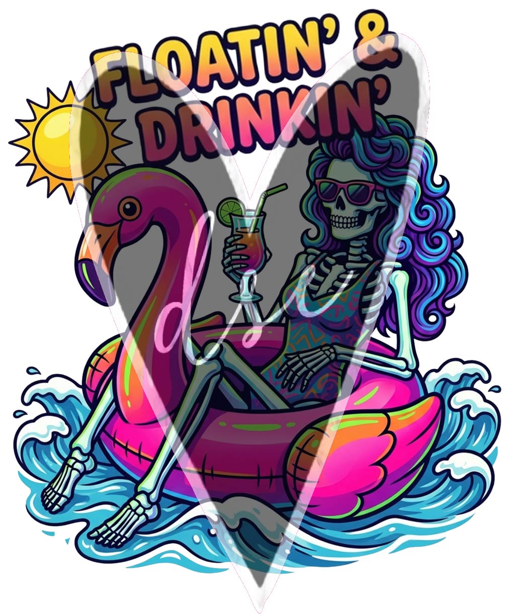 Assorted Floating Drink Vinyl
