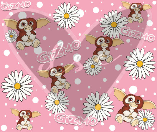 Daisy Pink Tumbler Wrap