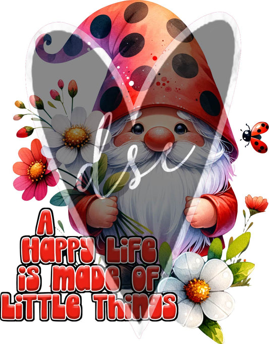 Assorted Ladybug Gnome Vinyl