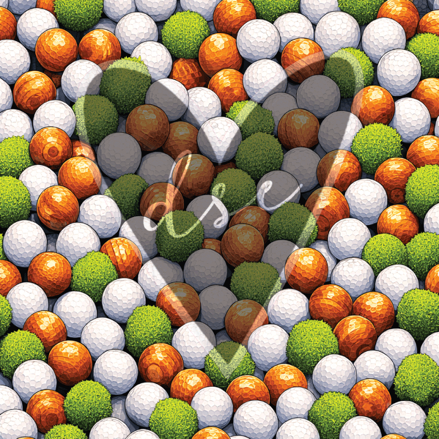 Assorted Golf Ball Vinyl