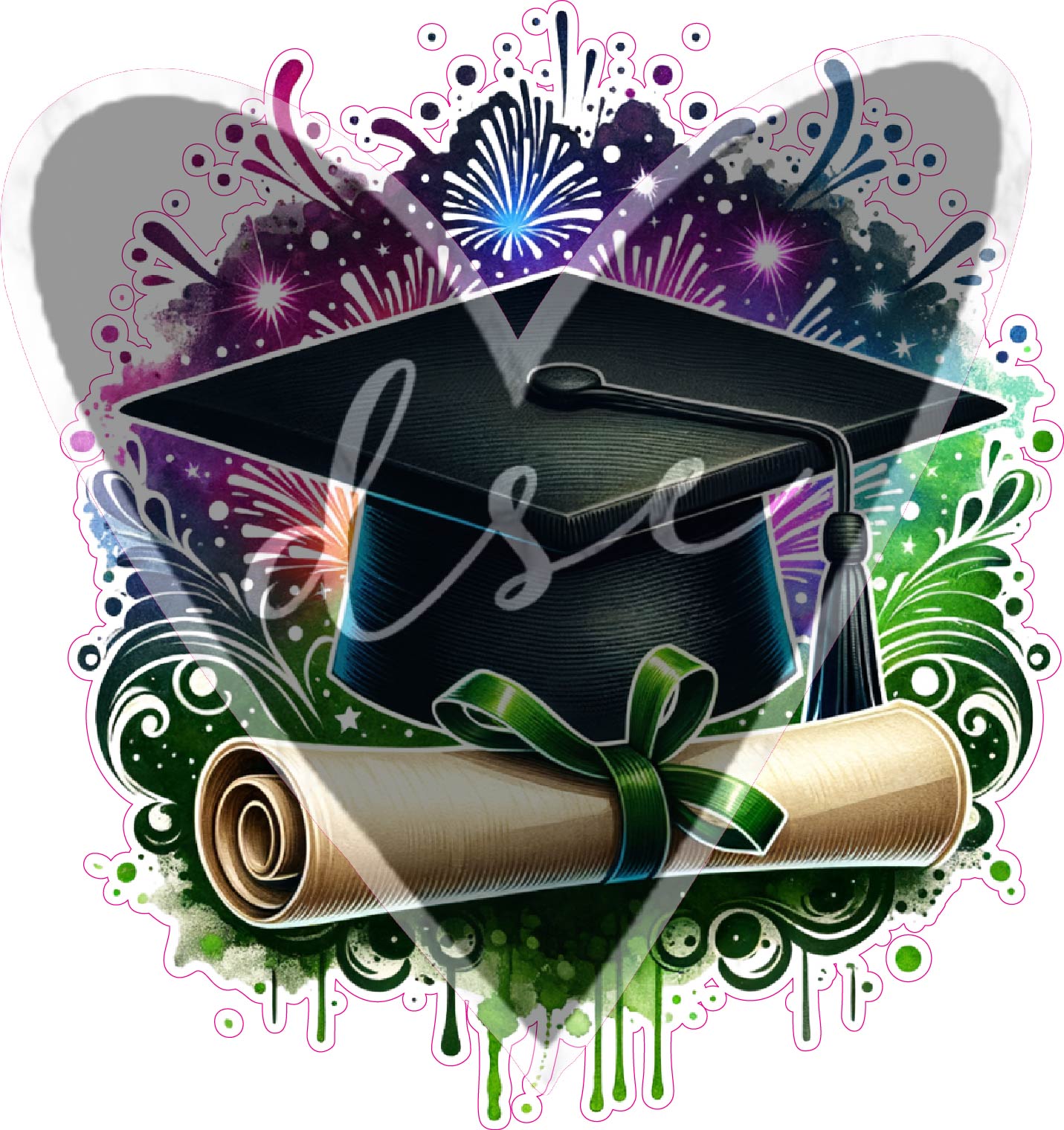Assorted Graduation Vinyl