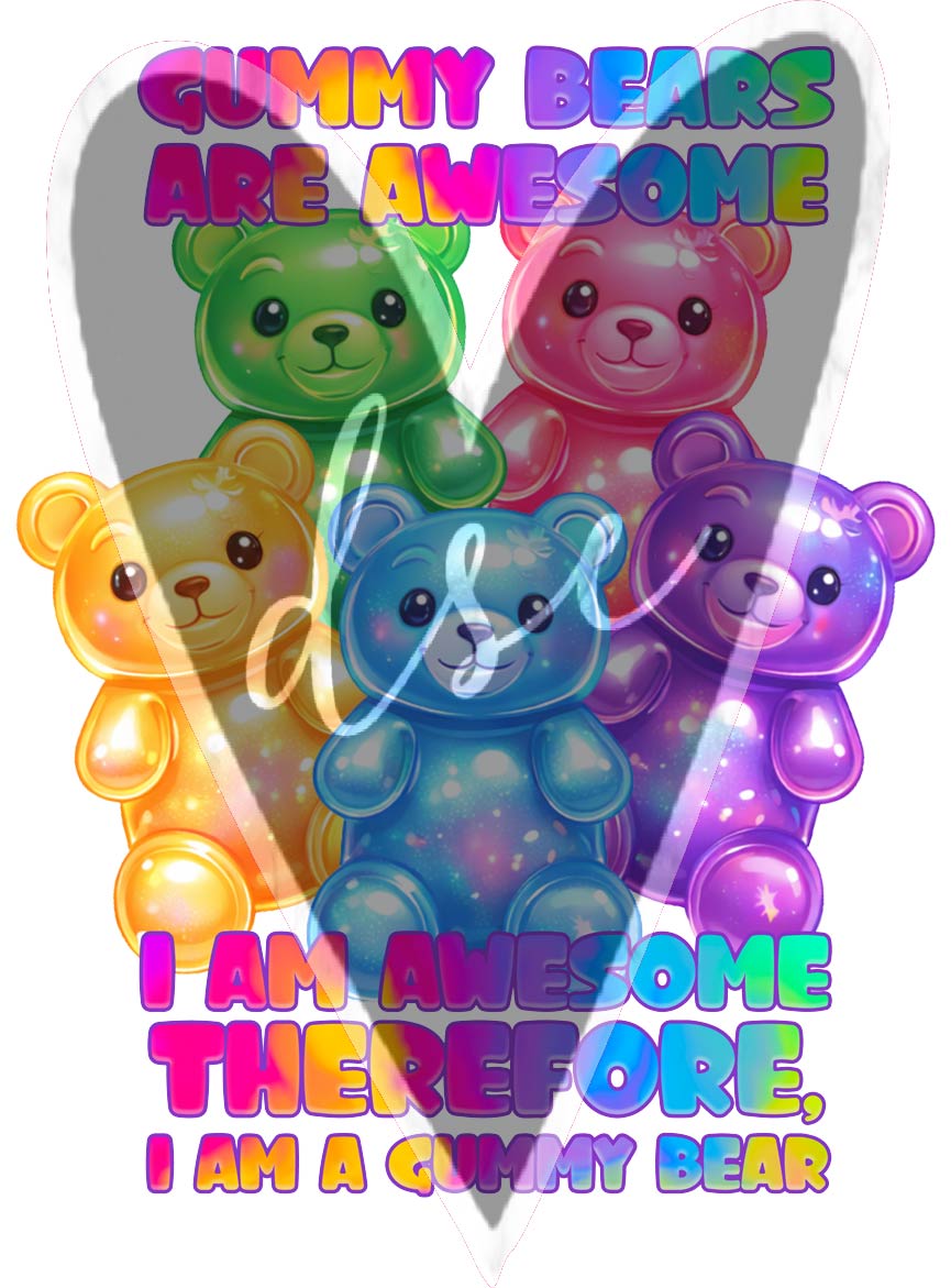 Assorted Gummy Bear Vinyl