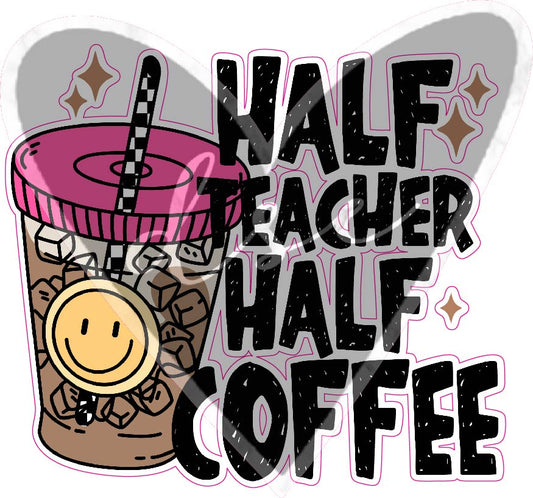 Assorted Half Teacher Half Coffee Vinyl