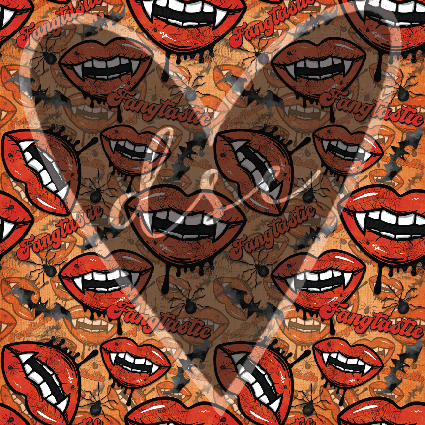 Assorted  Halloween Lips Fangtastic Vinyl