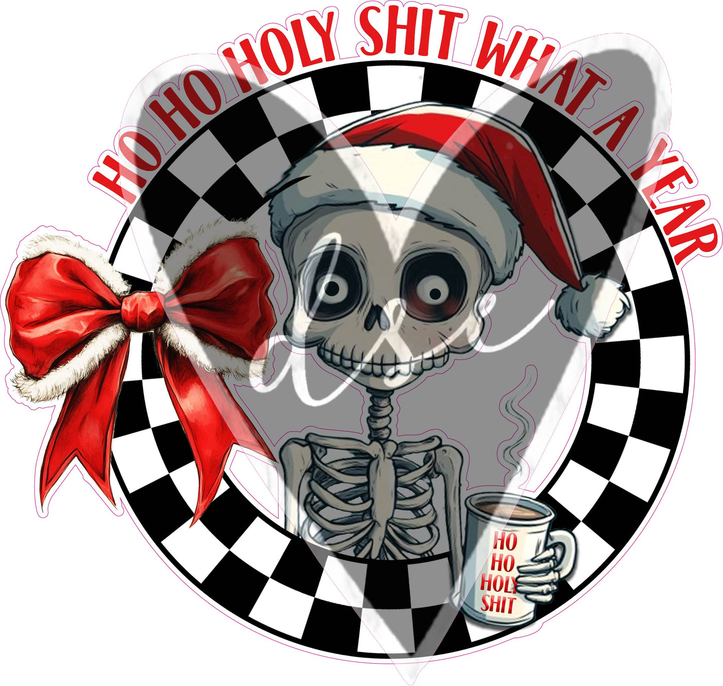 Assorted Ho Ho Holy Shit Skeleton Vinyl