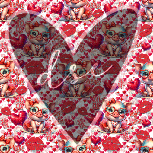 Assorted Hogs & Kisses Vinyl