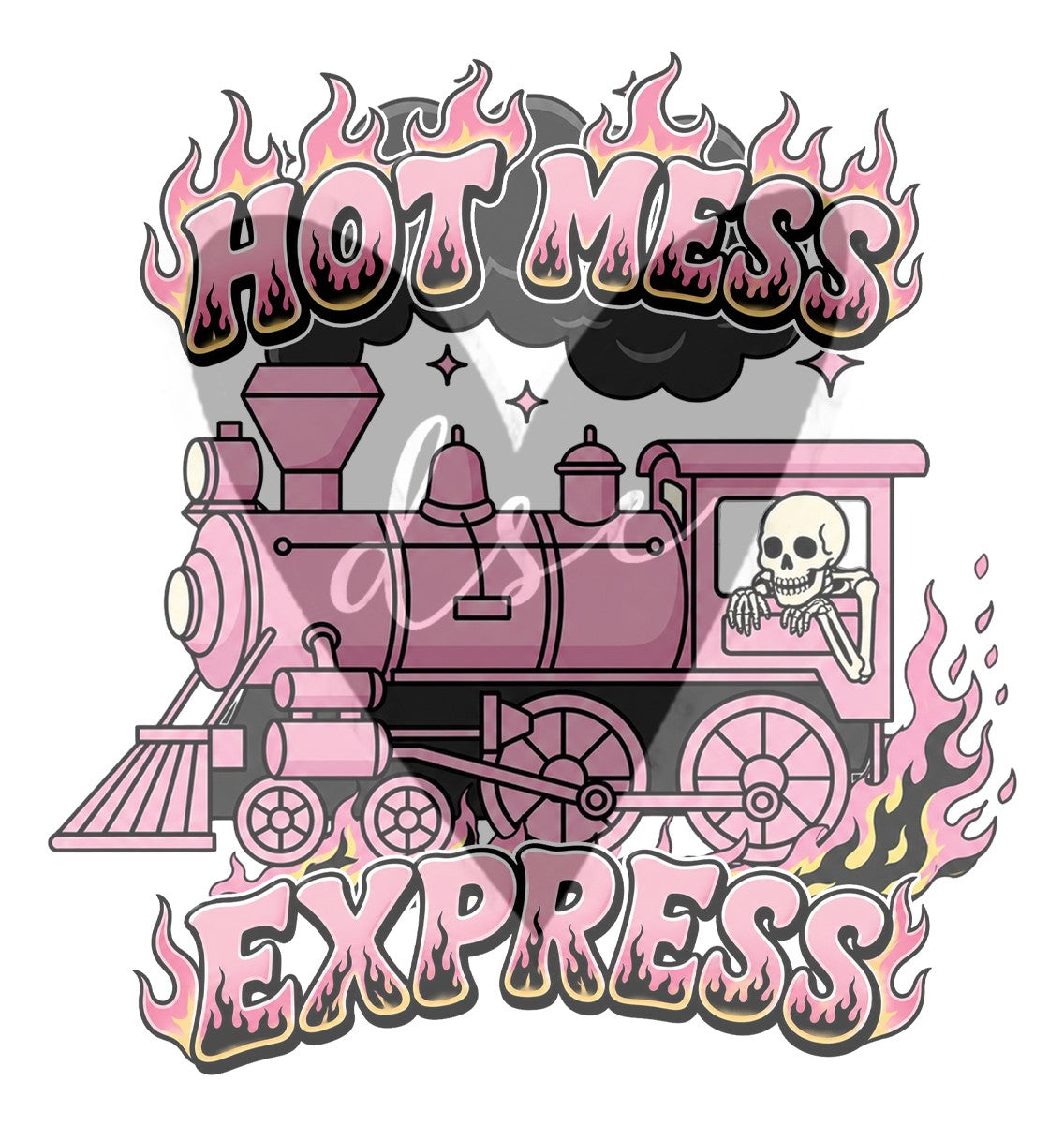 Hot Mess Express Skeleton Vinyl
