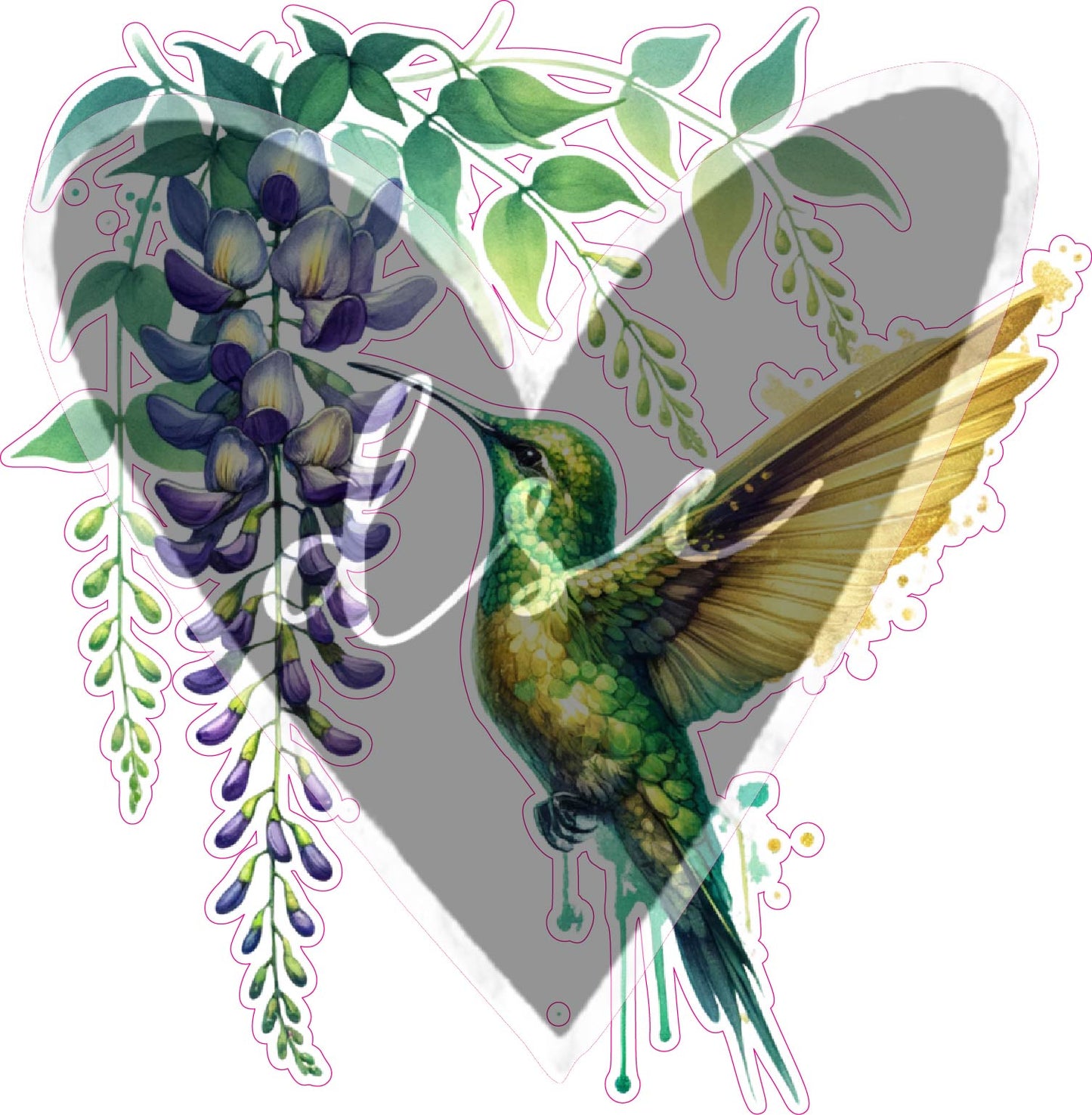 Hummingbirds Assorted Vinyl