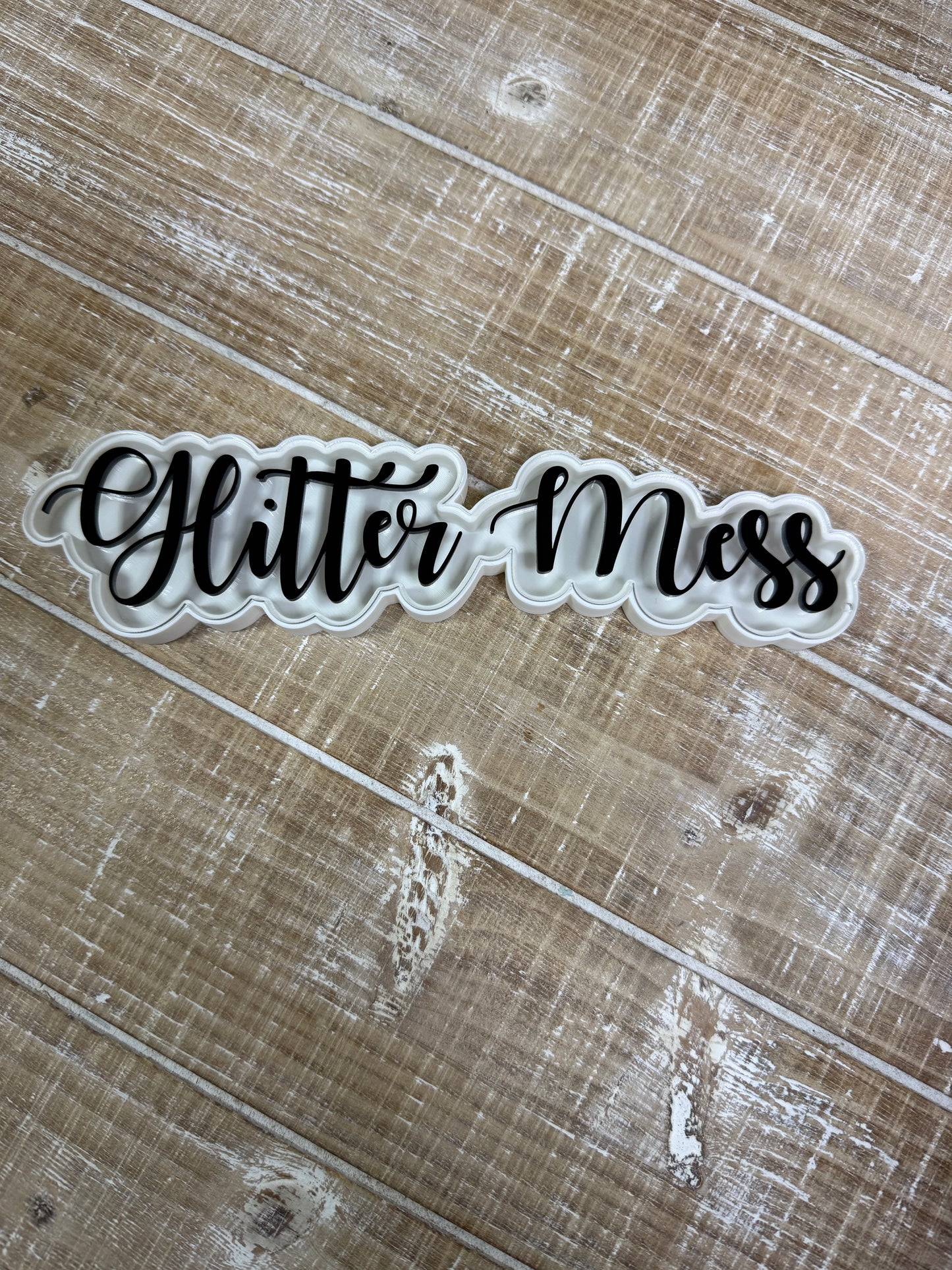 Custom Shaker Social Media Name Plate