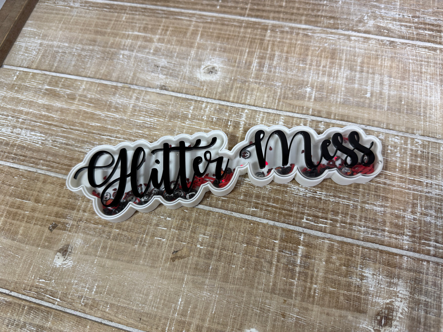 Custom Shaker Social Media Name Plate