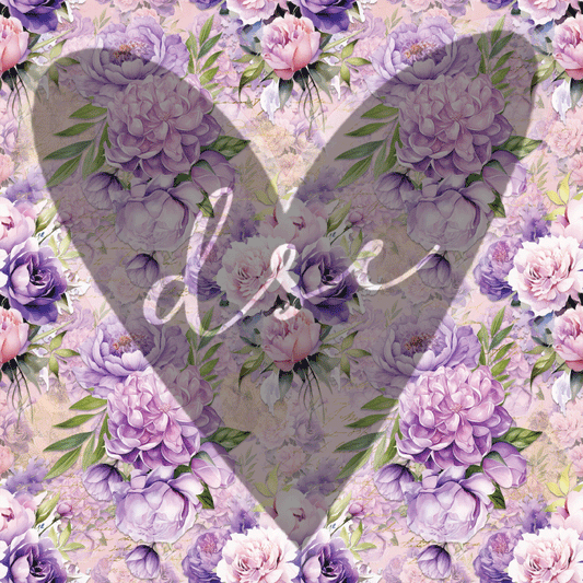 Assorted Lilac Floral Vinyl