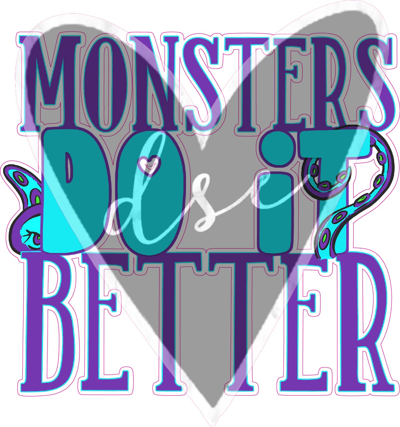 Assorted Monsters Do It Better Vinyl