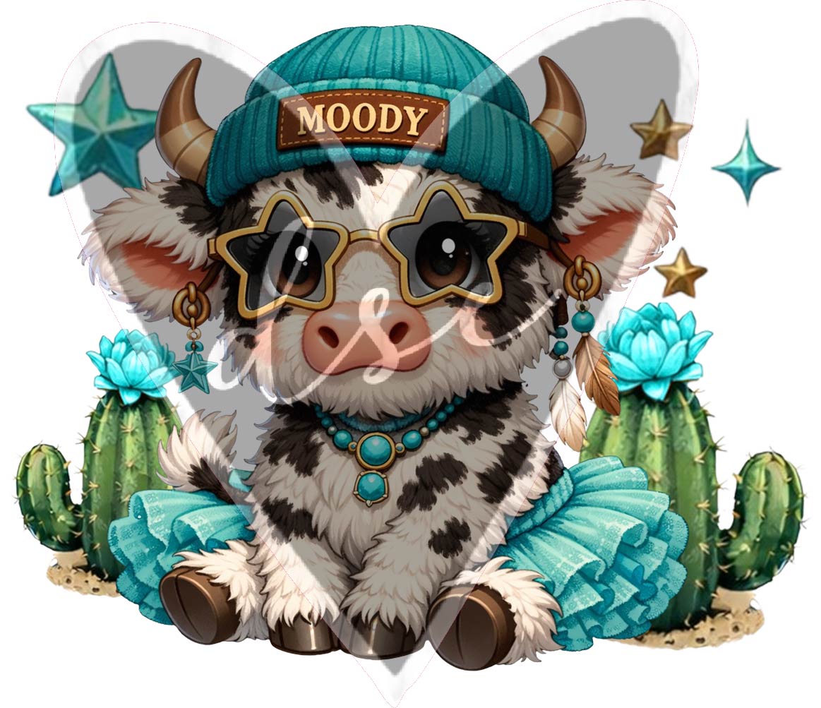 Assorted Moody Cow Vinyl