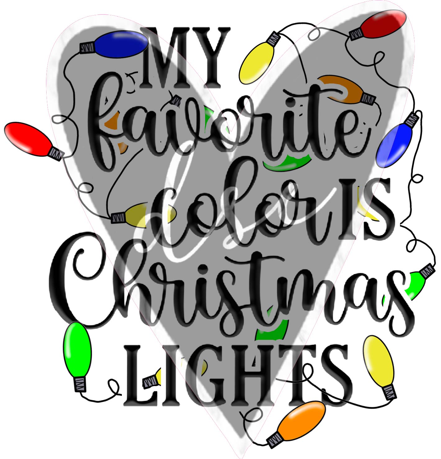 Christmas Lights Vinyl