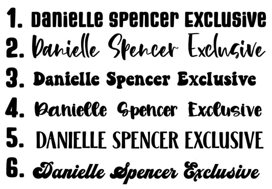 Custom Social Media Name Plate