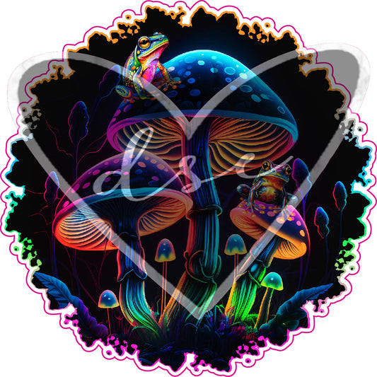 Assorted Neon Frog Vinyl