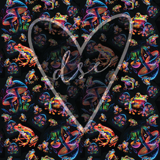 Assorted Neon Frog Vinyl