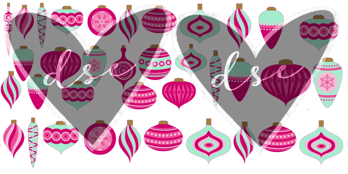 Christmas Baubles Filler Sheets