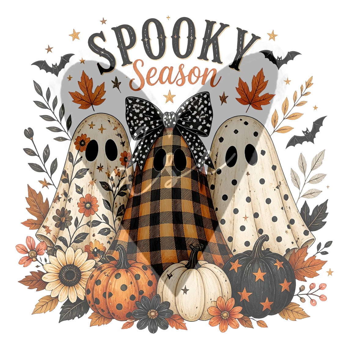 Assorted Plaid Ghosts Vinyl