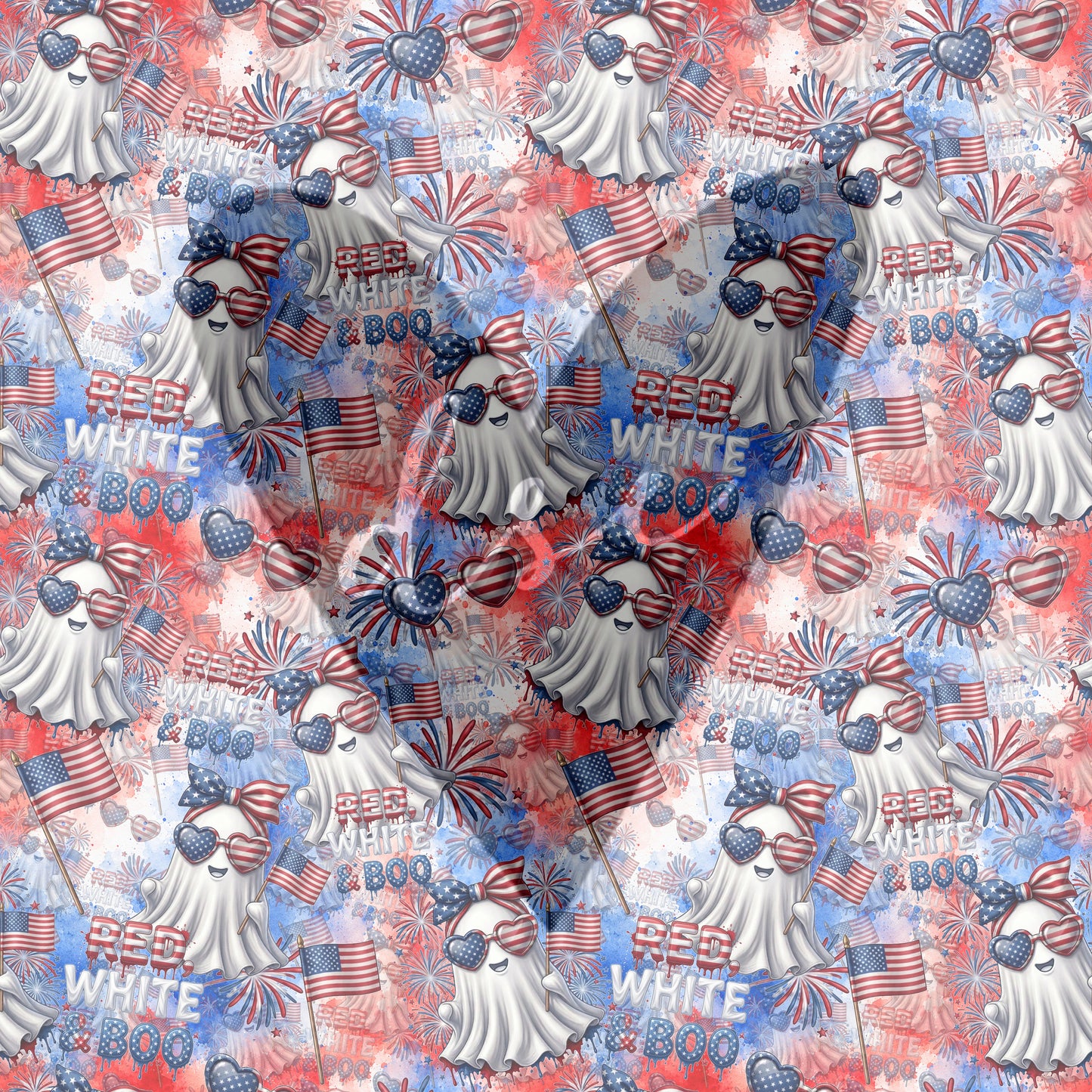 Red White Boo Vinyl